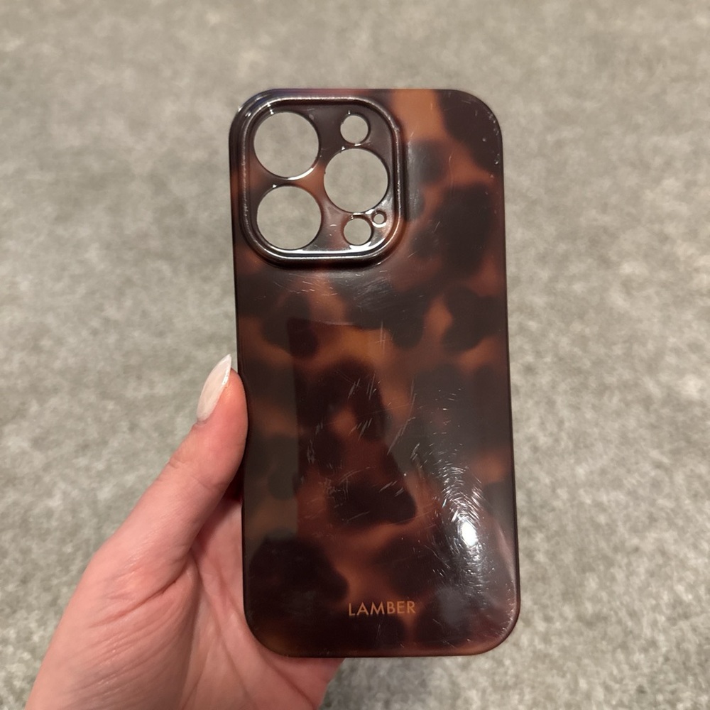 tortoise shell phone case
